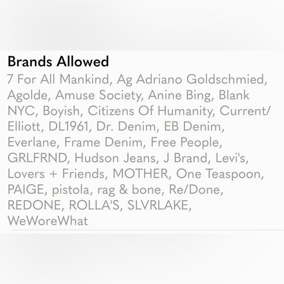 Party 70! Premium Denim March 19 at 11:00 AM CST - Picture 2 of 2